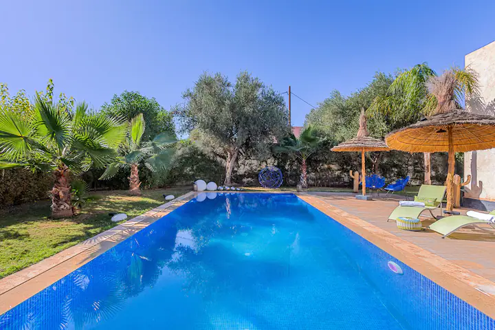 Terrasse panoramique de Villa Pearl avec vue jardin